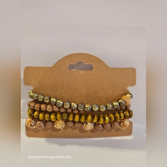 3/15$ Bundle Deal New Boho Style Tree of Life Bracelets 4 piece - Picture 2 of 3